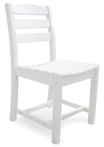 La Casa Café Dining Side Chair (White) #TOP7