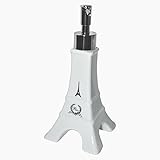 White Paris Eiffel Tower Liquid Soap or Lotion Dispenser