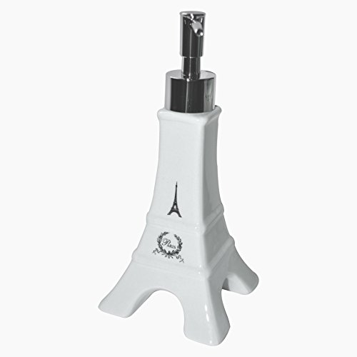 White Paris Eiffel Tower Liquid Soap Or Lotion Dispenser #TOP1