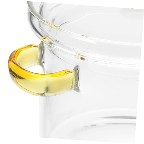 Upkoch Soup Handles Milk Simmer Stovetop Cover Lidml Serving Coverml Food Egg Steamed Storage Glass Steamer Desserts Seasoning And Pots Supplyml Stew Kitchen Cooking Wear-Resistant #TOP5