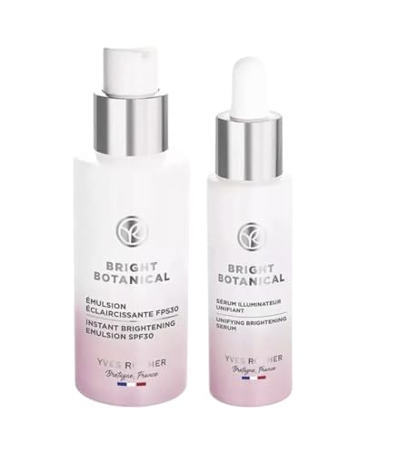 Yves Rocher Bright Botanical Face Serum Vitamin C Set of 2 Women Clean Glossy Skin Care All Types 30 ml./ 1 fl.oz
