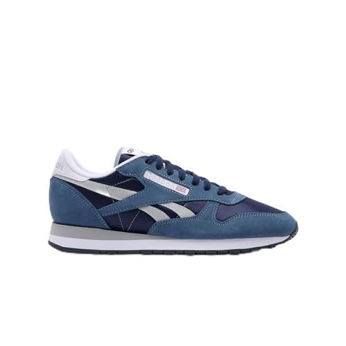 Reebok Scarpe da Ginnastica Unisex in Pelle, Vector Navy/Shadow/Grey 1, 42,5 EU, Vector Navy Shadow Grey 1, 42.5 EU