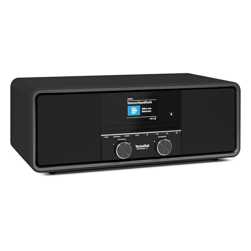 TechniSat DIGITRADIO 330 - DAB+ UKW Stereo Radio mit CD-Player, Schwarz – Ansicht 1