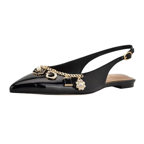 Guess Damen Daisee Ballerinas, Black Patent 001, 40 EU