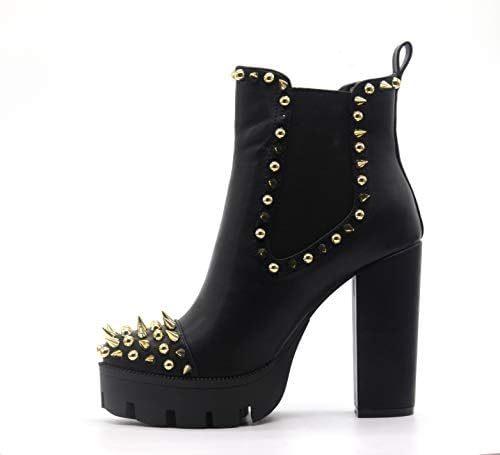 Faux Leather Ankle Chelsea Boots 