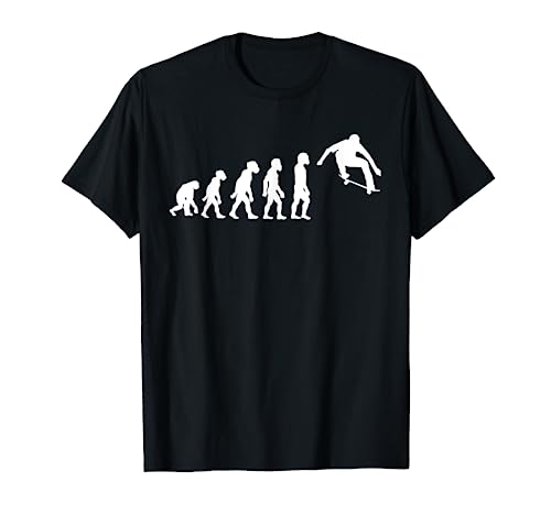 Funny Human Skateboarding Evolution Skater Skateboarder T-Shirt #TOP18