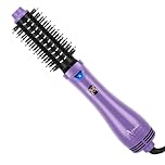 Hot Air Brush, Aima Beauty Salon One-Step Hair Dryer and Volumizer, 4-in-1 Hair Dryer Brush, Hair Styling Tools, Purple-round