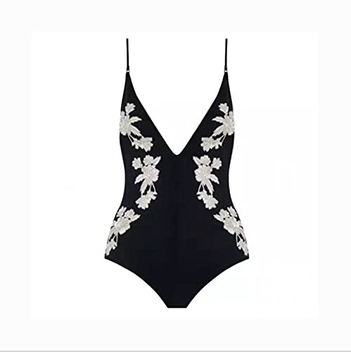 Maillot de bain une pièce CLSDRZC bikini de vacances col V profond