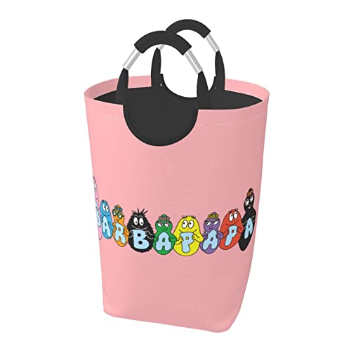 バーバパパランドリーバスケット ランドリーかご 大容量50L 洗濯かご 折りたたみ ランドリー収納 収納ボックス 撥水加工 布製 雑貨収納 持ち手付き収納袋