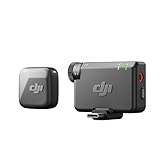 DJI Mic Mini (1 TX + 1 RX),microfono lavalier, leggerissimo, audio di alta qualità, cancellazione del rumore, regolazione automatica, microfono senza fili per fotocamere/iPhone/Android, vlog