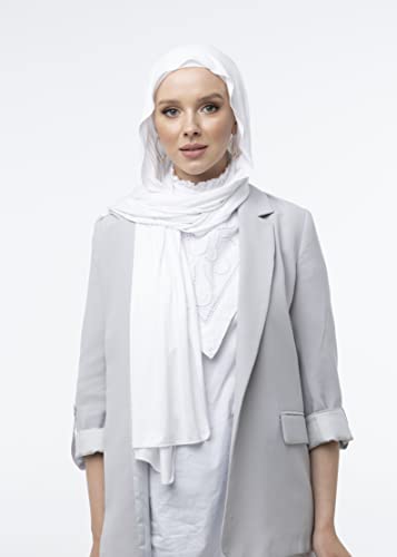 Jersey Hijab Scarf for Women - Quality Head Scarf Wrap for Girls - Fashion Muslim Women Hijab Scarves Headwear4