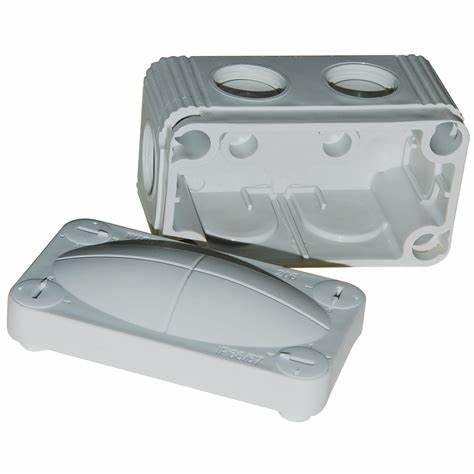 WISKA Box Combi 206 Grey Empty IP66 Weatherproof Outdoor External Junction Box - Image 3