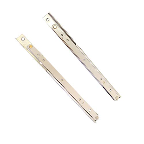 Casement Window Hinge, Concealed Hinge, 10-Inch, Stainless (Pack of 1 Pair)