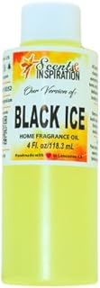Burning Fragrance Oil - Our Version of Ice Black Incense Oil for Warmers & Diffusers | Suitable for Aromatherapy and Relaxation | Air Freshener for Home and Office 4 Fl. Oz