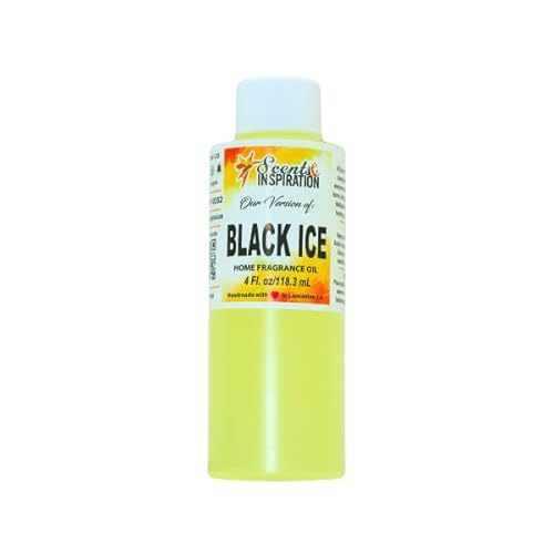 Ice Black Home Fragrance Oil by Scents & Inspiration | Incense Oil for Warmers | Great for Freshening Any Space | 8 fl oz