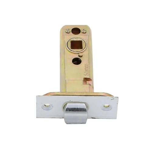 Barrel Lock Bathroom Alloy Single Deadbolt Lock Cylinder,Three-bar Tongue Universal(Margins 51mm)