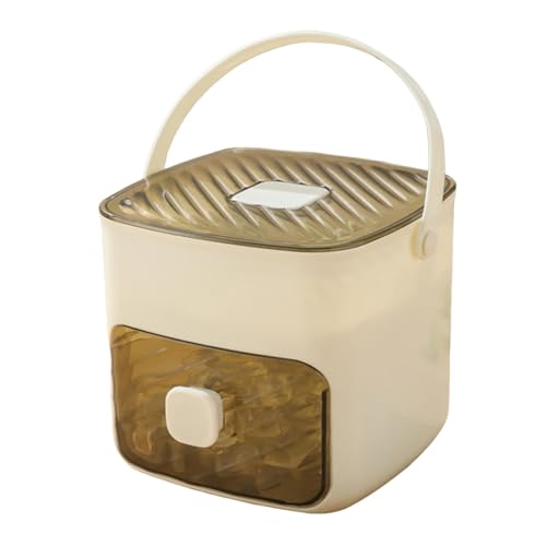 Machine à Glaçons Portable avec Tiroir Pratique, Fabrication Continue de Glace Rafraîchissante, Distributeur d'Eau Facile à Utiliser, Appareil Polyvalent pour Maison et Bureau (Blanc)