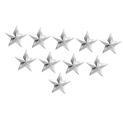 Aymzbd 10 Pieces Snowboard Stomp Pads Snow Board Mat Provides Professional Sturdy Accessories Step Pad for Winter Ski, Star Shape