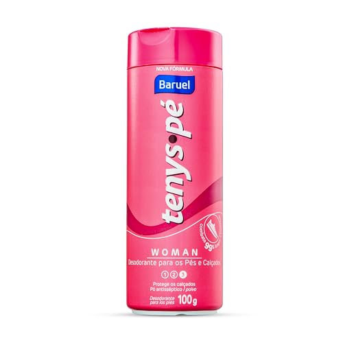 Talco Desodorante Baruel, Tenys Pé, 100 G Talco Desodorante Baruel, Tenys Pé, 100 G