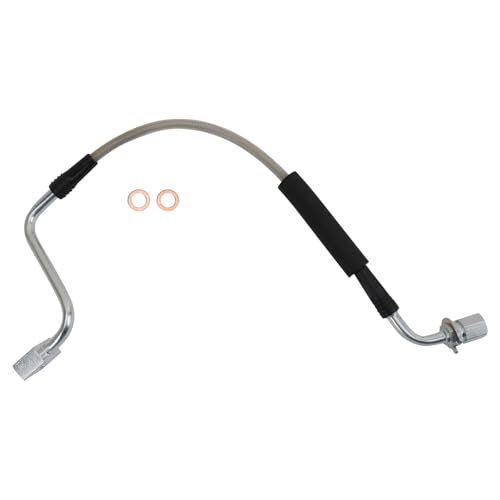 Image of TRQ Front Brake Hose Set Compatible with 2009-2012 Ford Flex
