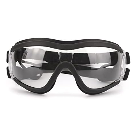 KINLYBO Pet Goggles Dogs Sunglasses UV Protection Waterproof Eye Protection Windproof with Adjustable Strap Clear Cover