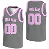 Plain Custom Basketball Jersey for Men Women Youth Solid Personalized Practice Jersey