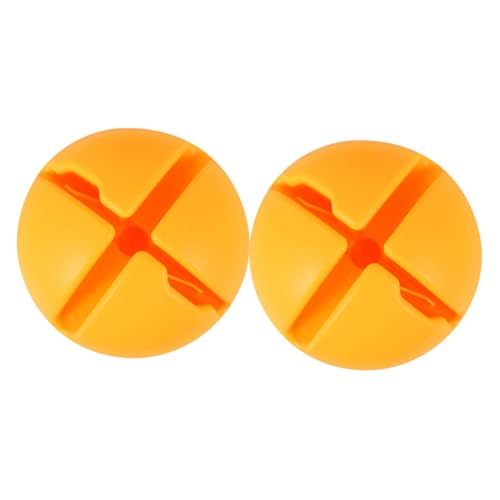 BESPORTBLE 2pcs Multi-Functional Agility Training Poles with Sturdy Plastic Base for Soccer Skills Development Durable Soccer Equipment for Outdoor Use