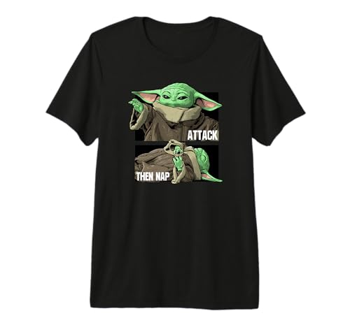 T-shirt Grogu Star Wars The Mandalorian en coton premium pour fan