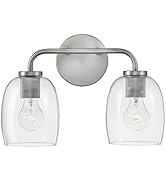 Lark Percy Two Light Vanity, Antique Nickel