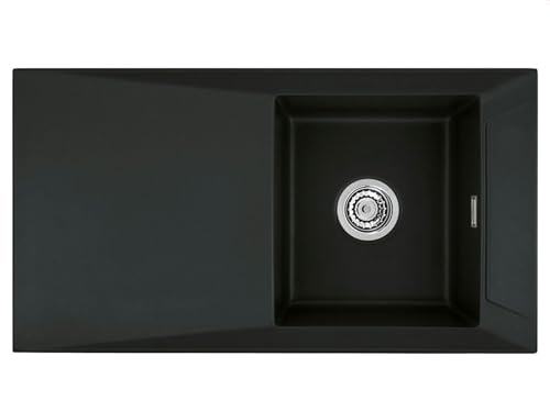 Preisvergleich Produktbild Systemceram Siro 90 Nigra Keramikspüle Excenterbetätigung