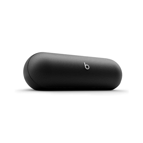 Beats Pill - Portable Bluetooth Speaker, Up to 24H Battery Life, Water Resistant, Bluetooth, Apple & Android Compatible, Seriously Loud Sound for Home, Outdoor & Travel- Matte Black by Beats - Used condition - CA$118.56