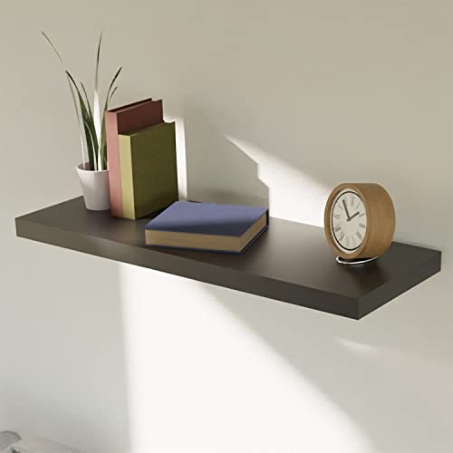INDA-Exclusiv Étagère murale en MDF - 60 cm - PVC - 60 x 3,8 x 23,5 cm Cover