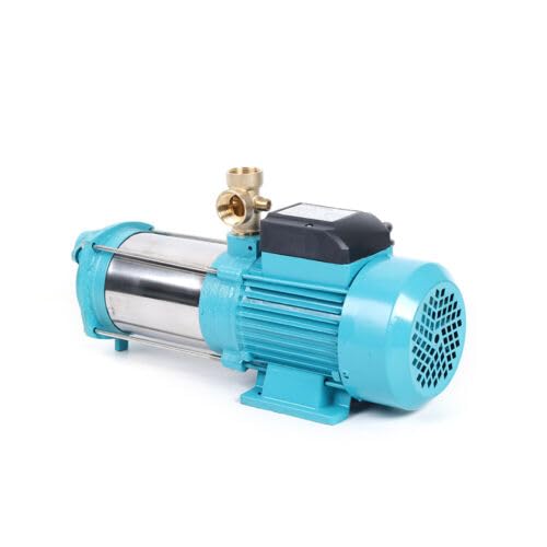 Pompa centrifuga per acqua domestica, pressostato da giardino, pompa centrifuga da giardino, autoadescante, durevole, grazie alle pompe per fontane profonde, 1300 W, 9,8 bar, 4000 l/h (pressostato