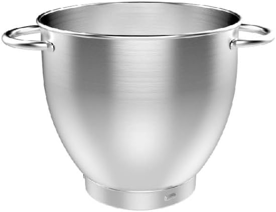 304 Stainless Steel Mixing Bowl for 6.5-Quart Stand Mixer - Double Handle
