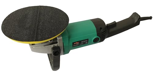 Image of Inditrust 1200W 6 months warranty 7 Inch Electric Car Polisher Machine 6 SPEED with Backup Pad Wool pad and Buffing Pad Double Insulated With Speed Adjustment 100% Copper Winding (GREEN 1200W)