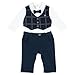 Chicco, Completo Neonato Elegante, con Maglietta e Pantaloni, Abbigliamento Bambino 0-24 Mesi, Idee Regalo Nascita, Designed in Italy immagine