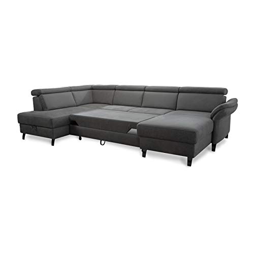 Wohnlandschaft Cavadore Ammerland mit Federkern und Schlafsofa