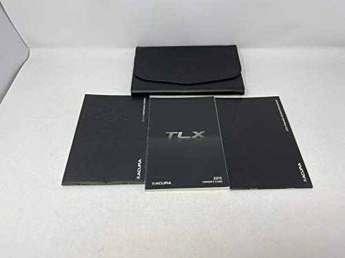2015 Acura TLX Owners Manual Handbook Set with Case OEM Z0B0281
