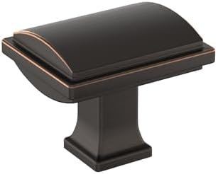 Signature Hardware 954050-1116 Inigo 1-1/16 Inch Rectangular Cabinet Knob - Oil Rubbed Bronze
