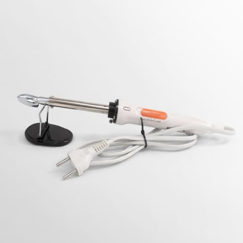 Mini-Bügeleisen für Quilten, 40 W, Patchwork und Handwerk, mit Bügeleisenständer Lederbügeleisen Anti-Falten-Haushaltsbügeleisen für Lederbekleidung Nähen & Schuhe(EU-Stecker)