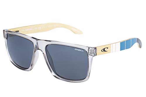 O'NEILL Harwood Sunglasses, Gloss Grey Crystal/Wood, 57 mm