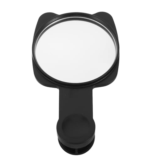 TOMETURE Adjustable Office Desk Mirror with Clip - Wide-Angle Rearview Mirror for Workstations Cubicles and Personal Monitoring - Without Blind Spot