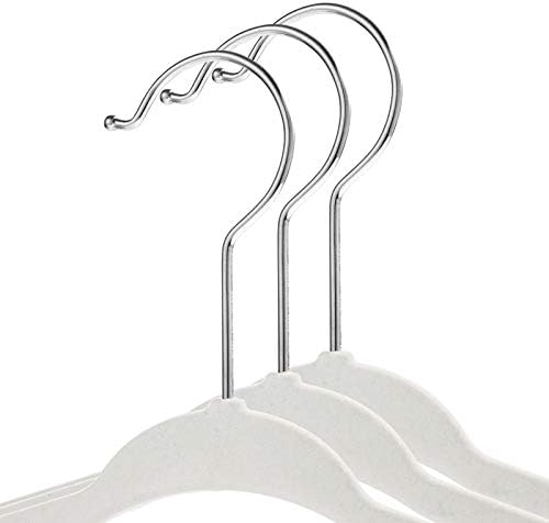 Casafield 벨벳 아기 옷걸이 50개 - 27.9cm(11인치) 영유아 의류 사이즈 - 아이보리 — 사진 2