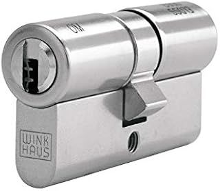 Winkhaus keyTec X-tra Doppelzylinder 30-30 mm | Profilzylinder Schließzylinder Türzylinder mit Not- und Gefahrenfunktion Bohrschutz Ziehschutz | Patentschutz | inkl. 5 Schlüssel & Sicherungskarte
