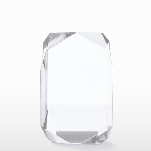 Baudville Engraved Gem Cut Acrylic Trophy - Medium - Award