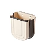 IFSIDIVOE Hanging Trash Can Kitchen Collapsible Waste Bin for Cabinet Bathroom Car,Sink Plastic...