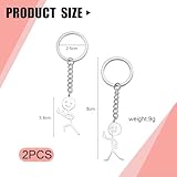 Zoom IMG-1 dhweku 2 pcs portachiavi divertenti Zoom IMG-1 dhweku 2 pcs portachiavi divertenti