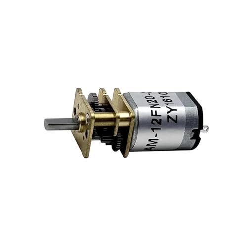 Moteur à engrenages N20 12mm DC 3V-6V avec réducteur de vitesse métallique 75 tr/min