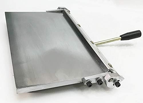 Miniatura 3 de CGOLDENWALL 12inches300mm Máquina plegable de cuero manual de acero inoxidable Linear Edge carpeta herramienta Edge-Bending Machine para carteras