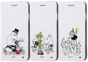 iPhone 8 / 7 / Moomin/Notebook Type Case Magnet Type/Simple_3 IJ-AP7SLC3W/MT003